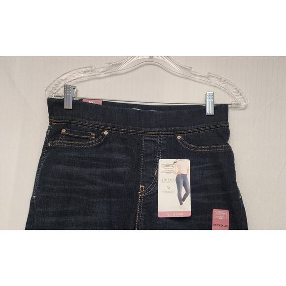 Signature Levi Strauss Totally Shaping Skinny Blue Denim Jeans Size 8/29W - Picture 9 of 14